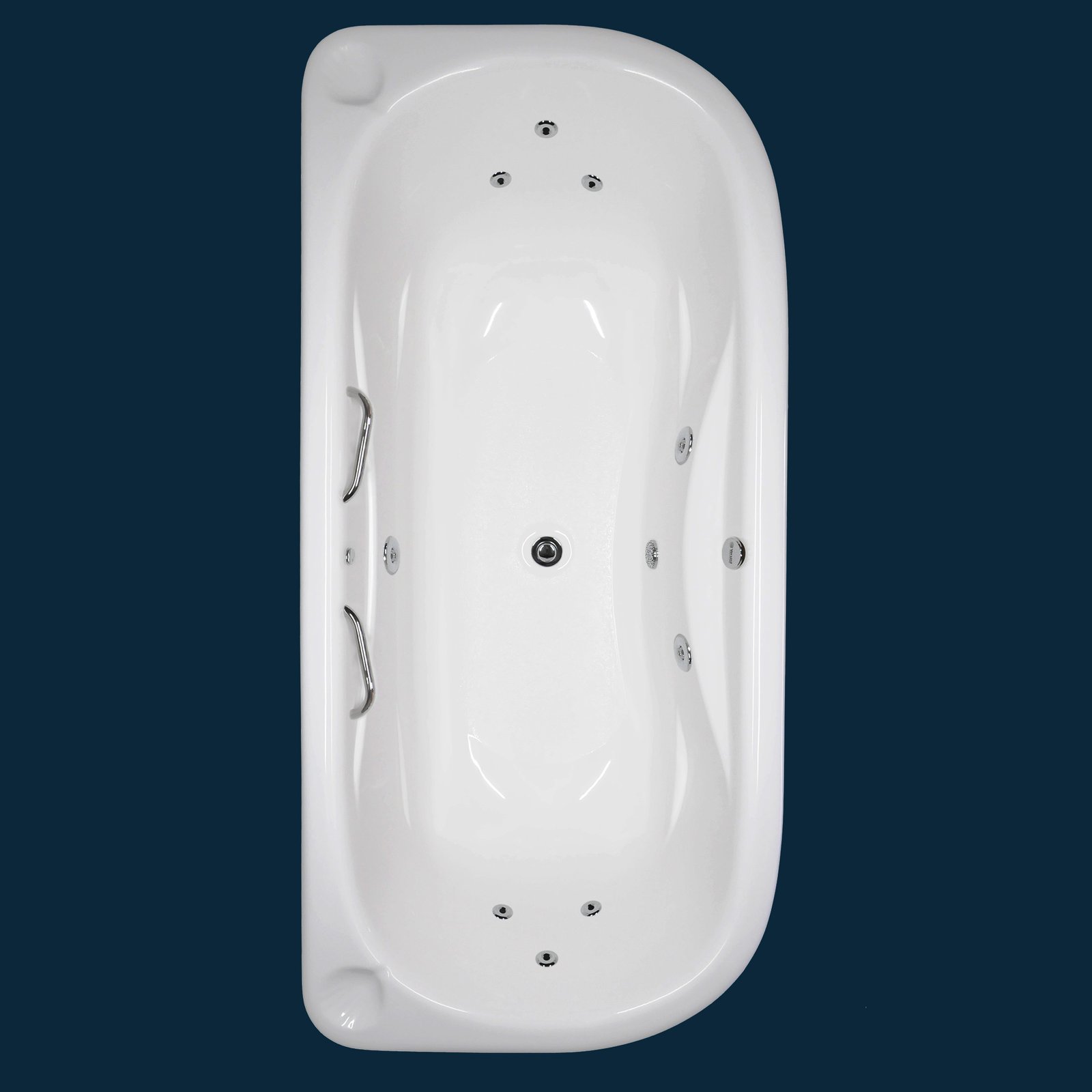 Banheira retangular 175×82 casal com hidro Laguna – PREMIUM